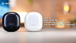 REMAX TWS-12 ANC+ENC EARBUDS TWS WIRELESS BLUETOOTH V6.0 MUSIC CALLING EARPHONES