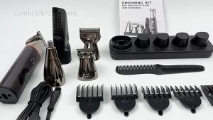 LESTOP Body Hair Trimmer Private Hair Trimmers Multifunction Body Groomer Set For Men Head Hair Clipper Nose Hair Trimmer with Travel Bag-Gentle for Sensitive Areas