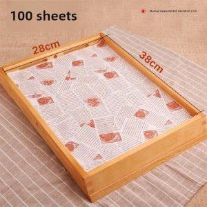 Baking Bread Oil Absorbing Paper Fried Food Pad Dish Plate Baking Tray Mat Pastries Packaging Box Kitchen Cooking Utensils