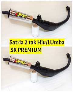 KNALPOT SUZUKI SATRIA 2TAK HIU/LUMBA STANDAR RACING TAMENG
