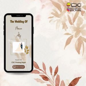 UNDANGAN PERNIKAHAN DIGITAL WEBSITE CANTIK ELEGAN DAN UNIK