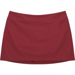 Red A-Line Mini Skirt For Petite Women