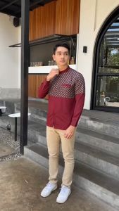 Baju Koko Pria Dewasa Muslim Lengan Panjang Premium Pendek