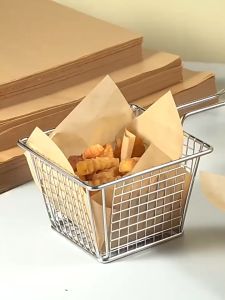 100pcs Kertas Baking Paper / Kertas Alas Roti / Kue / Puyer / Greaseproof Coklat