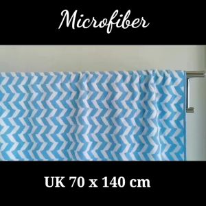 Dua Warna Handuk Mandi Towel Set Garis 2in1
