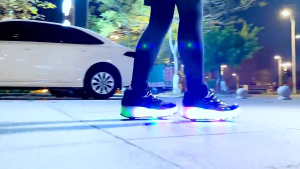 Yowxii Kids LED Roller Shoes 2-in-1 Light Up Sneakers with Retractable Hidden Wheels USB Rechargeable Glow Sole Anti-Slip Comfortable Wheeled Shoes for Girls Boys