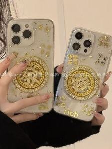 New Year Good Luck Text Redmi K90 Turbo 4 pro K80 Supreme Version 70K60K50K40 Full Cover Note15 Pro+14 Women Note13/12 Turbo Clear Silicone Case