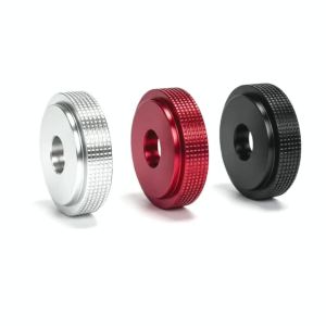 2/4pcs Aluminum Knurled Thin Hand-Tightening Nut 1/4-20 Camera Screw 3/8-16 Tripod Adjustment Nut Step Nut Photography Accessory