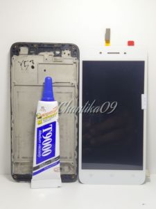 LCD + Touchscreen Fulset + frame + lem 15ml layar sentuh glass lcd VIVO Y53 2017 2018