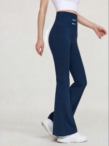 MaxRun World | High Waist Buttock Lifting Loose Flared Yoga Pants
