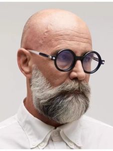 German Style Thick Frame Reading Glasses for Men And Women Large round Frame Blue Light Blocking Protective Eyeglasses for Big Faces