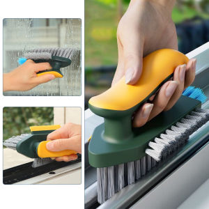 Sikat Pembersih Sudut Sikat Kecil Lantai Kamar Mandi Multi-Fungsi Sikat Sudut Jendela Toilet Bathroom Brush Sikat Celah 360 Derajat