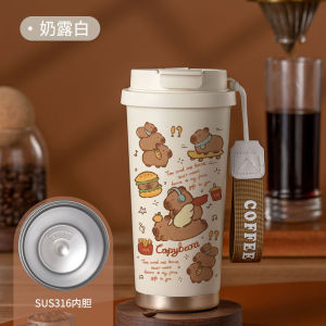 Cute Water Vole 316 Stainless Steel Thermal Cup Compact Cartoon Customized School Water Bottle for Girls Creative Princess Design