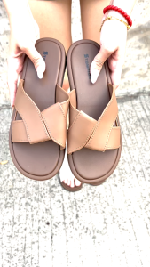 STOMPION Korean Sandals For Women Flats Casual Fashion Beach Slippers For Women