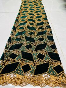 New Velvet Lace Fabric 2026 High Quality Lace Nigerian Lace Trim Luxury Laces On Sale 5 Yards Dubai African Fabrics Woman