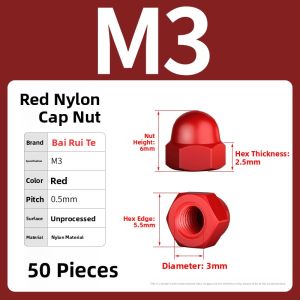 BAIRUITE | Nylon Plastic Screw Cap