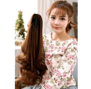 sambung rambut ponytail korea
