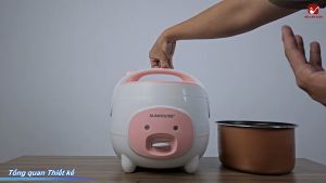 Nồi cơm nắp gài Sunhouse 1.8 lít SHD8607W chính hãng 100% trưng bày mới 99% 1.8 lít Số người ăn 4 - 6 người -Bảo hành 12 tháng