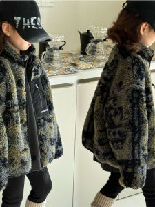 Camouflage Warm Retro Stylish Girl Jacket