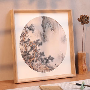 SHANCHEN | Child-friendly Wooden Frame Square Chinese Painting Calligraphy