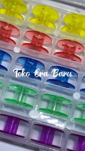 BOBBIN/SPOOL PLASTIK WARNA (MESIN JAHIT PORTABLE)