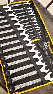 Tolsen 26pcs Combination Spanner Set Industrial Grade (6 - 32mm) Cr-V Finish 15884