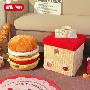 AMU·PIGGY | Cute Hamburger-Shaped Storage Box