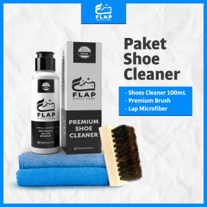 Flap Shoes Care Pembersih Sepatu Putih dan Warna Shoes Cleaner Care Kit Premium 100mL