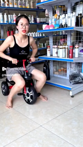 [Mã SRBACK010912 hoàn 20K xu đơn 50K] Xe đạp trẻ em xe đạp 3 bánh con bọ có bình nước dành cho bé từ 1 đến 5 tuổi