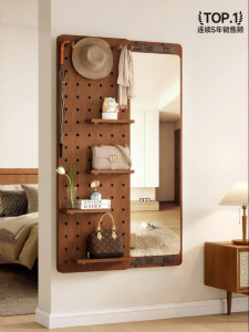 BEIQIVI | New Sliding Dressing Mirror Shelving