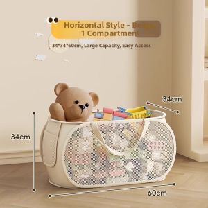 Transparent Handheld Toy Storage Box