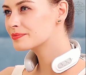 【hot】Wireless Neck massage Intelligent Back Neck Spine Cervical Body Massage MachineIt adopts a streamlined design 按摩仪肩膀 頸椎按摩儀