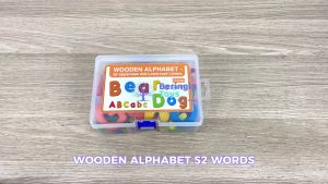 Beringin Toys Mainan Edukasi Anak Puzzle Kayu Abjad Alfabet ABC Huruf Kecil / Mainan Anak / Mainan Anak