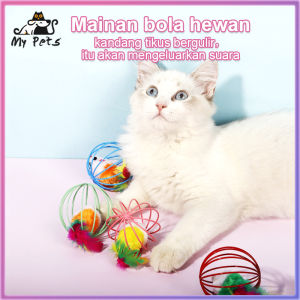Mainan Kucing Bola Jeruji Tikus Pet Toys