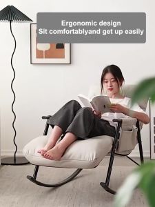 JT Kursi Goyang Santai / Kursi Sofa Malas / Portable Kursi Goyang Ruang Tamu / Kursi Tidur Sofa / Kursi Sofa Multifungsi