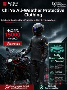 TAODUN | Rain-Resistant Rider Jacket Set