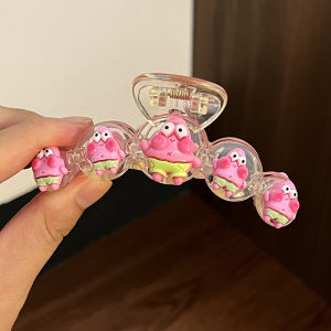 Large Size Sponge Bob Cartoon Shark Hair Clips for Women Student Party Original Design Fresh out New Summer Hair Accessories
