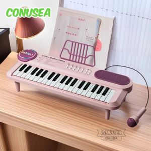 Đàn Piano Điện Trẻ Em 37 Phím Bàn Phím Cho Bé Có Micro Nhạc Cụ Đồ Chơi Giáo Dục Cho Trẻ Em Hát Bài Hát Trò Chơi