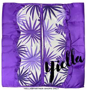 Violet Ref Cover or Fridge Top Cover made of Geena Fabric and US Katrina Fabric with Foam