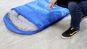 0.7KG / 0.95KG / 1.3KG / 1.8KG / 2.4KG Portable Waterproof Outdoor Camping Hiking Travel Sleeping Bag Tebal & Lembut Envelope Mat