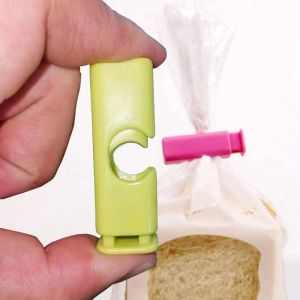 2/4PCS Sealing Clip Portable Bread Snack Bag Sealer Food Seal Sealing Bag Clips Mini Vacuum Sealing Clamp Kitchen Storage Hook