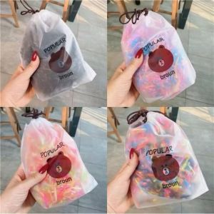 2000pcs Ikat Karet rambut Jepang Anak