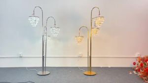 Glod Crystal Vase Wedding Decor & Home Decor