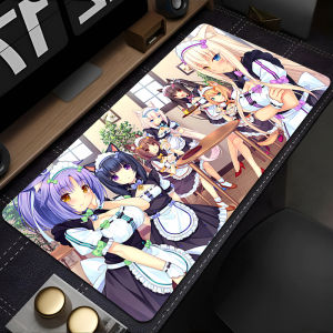 Potdemiel | Mouse Pad Large XXL Speed N-nekopara Designed specifically Mini Pc Computer Keyboard Desk Mat Laptop Gaming Accessories Mousepad
