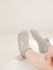 MD-P381 Kaos Kaki Panjang Bayi Anak Breathable Pita / Kaus Kaki Pendek Renda Pita Bayi Balita Perempuan Ala Korea Fashion Anak