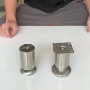 1/4PCS Sofa Legs Adjustable Cabinet Legs TV Cabinets Stainless Steel Furniture Accessories Table Legs