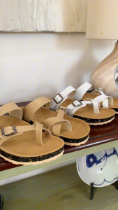Rubyshop.id - Sandal Flat Wanita - Sandal Slide Selop Cewek Kasual Ruby57