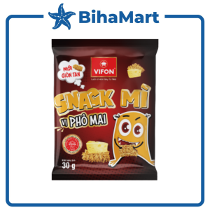 [THÙNG 24 GÓI] - VIFON - Snack mì Vifon hương vị Phô Mai (30g/gói) - Snack mì Vifon vị Phô Mai Snack phô mai Vifon