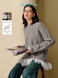 INMAN | Áo Sweater Cáp Velvet Gạo Nếp Màu Khối Dễ Dàng Mặc