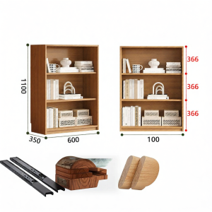 Solid Wood Storage Cabinet